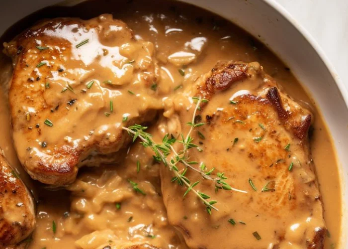 Smothered Turkey Chops Recipe