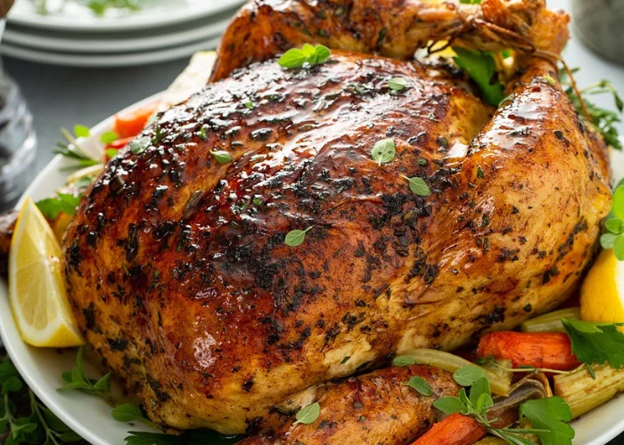 Roasted Chicken with Garlic Herb Butter Recipe